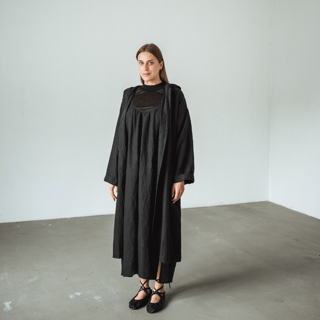 MĪKSTINĀTA LINA HALĀTS | UNISEX / PARAUGU IZPĀRDOŠANA